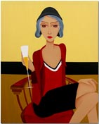 PORTRAIT&nbsp;von Anil Kohli - Acryl auf Leinwand 80x100cm